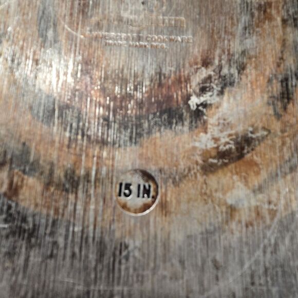 VTG Hammered Club Aluminum Hammercraft Cookware Oval Roaster Dutch Oven 16x10” - Picture 8 of 13